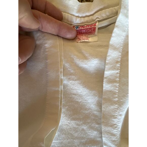 Vintage Royal Caribbean Sun Viking L USA Made Single Stitched White Hanes Heavy - Picture 2 of 6